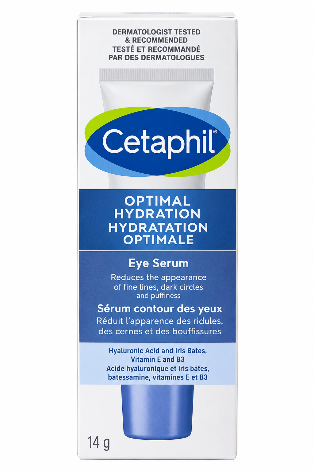 Cetaphil Optimal Hydration Eye Serum 14g – Hydrating Eye Care for Fine Lines, Dark Circles & Puffiness