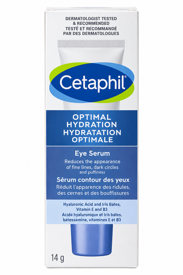 Cetaphil Optimal Hydration Eye Serum 14g – Hydrating Eye Care for Fine Lines, Dark Circles & Puffiness