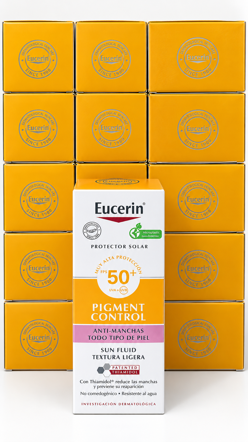 Eucerin Sun Pigment Control SPF 50+ Facial Sunscreen Fluid – Anti-Dark Spots, Lightweight Formula
