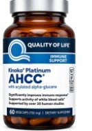 Quality of Life Kinoko Platinum AHCC Supplement 60 Capsules – Immune Support with Adaptogens