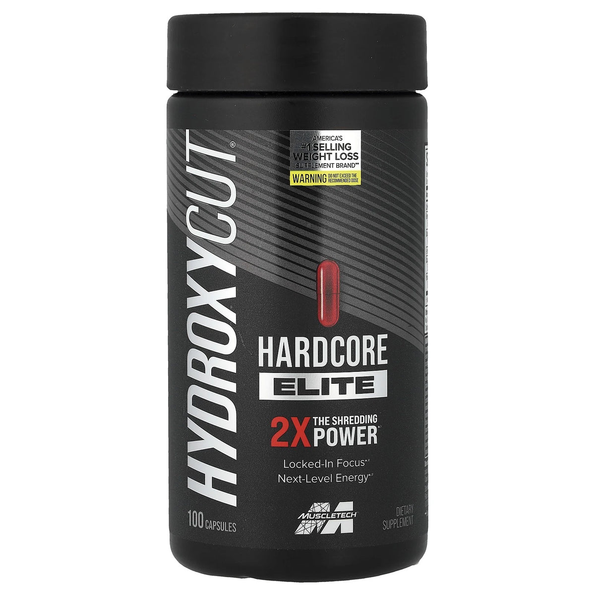 Hydroxycut Hardcore Elite 100 Capsules – Weight Management Dietary Supplement
