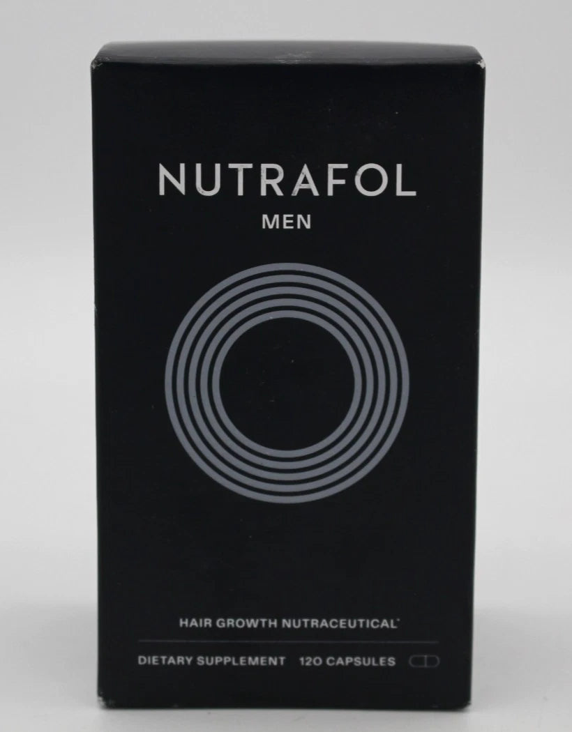 Nutrafol Men Hair Growth Supplement 120 Capsules – Men's Hair Wellness Support – Exp. 03/2027