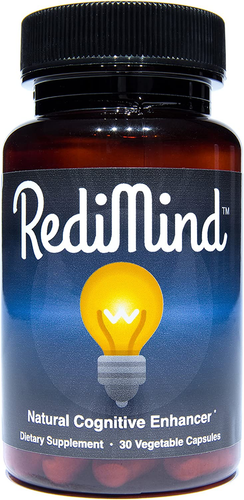 RediMind Cognitive Supplement Capsules – Non-GMO, Vegan & Gluten-Free
